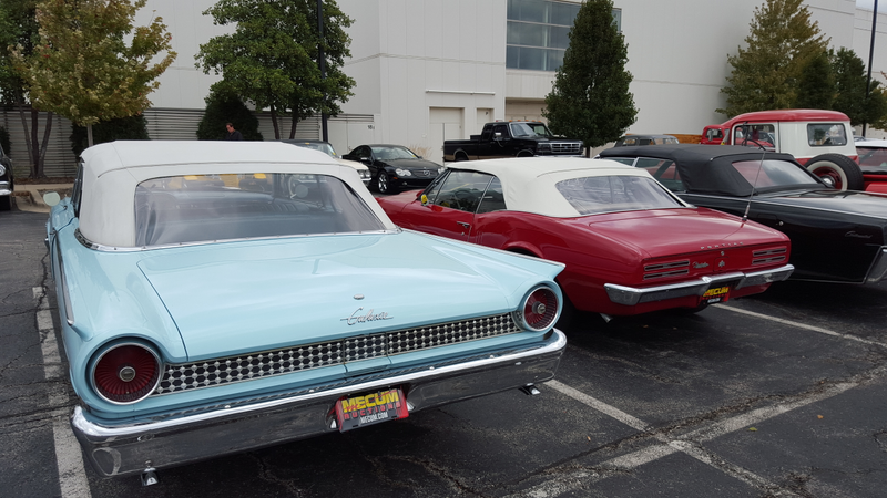 Yes, there are 2 - 1961 Ford Sunliners in this picture. And a 4 door convertible Continental.
